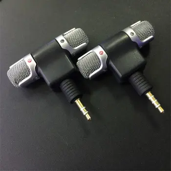 

Mini Jack Microphone Stereo Mic For Recording Mobile Phone Studio Interview Microphone For iPhone Android smartphone laptops PC