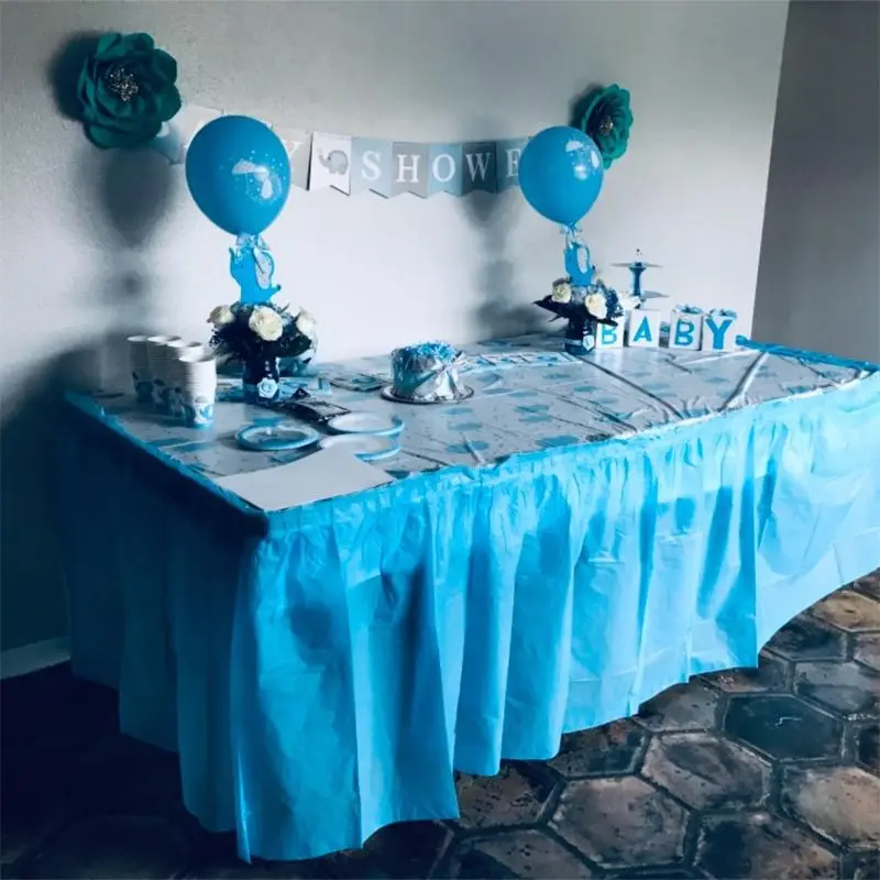 

Elephant Baby Shower Banner Party Supplies Decoration 3m Blue Or Pink
