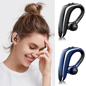 

Wireless Curved Design Automatic Pairing Noise Cancellation Hanging Type Office ABS Waterproof Bluetooth Earphones Hands Free