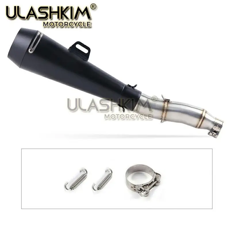 Полная выхлопная система мотоцикла глушитель Escape slip on для YAMAHA XG250 XT250 модифицированный контакт средняя труба адаптер подключения