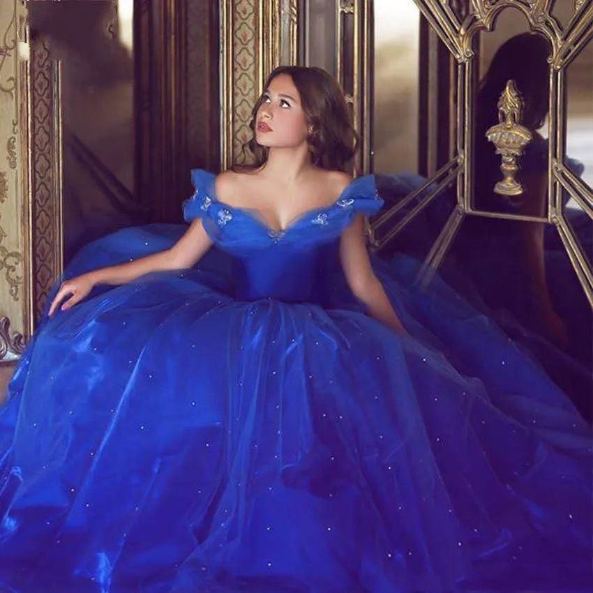 Princess Blue Quinceanera Dresses Off 