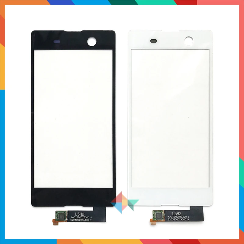 50 шт./лот высокое качество 5," для sony Xperia M5 Dual E5603 E5606 E5653 сенсорный экран дигитайзер Передняя стеклянная линза сенсорная панель