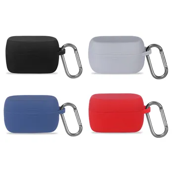 

Earphone Case Shockproof Protective Case Headphones Storage Case Soft Silicone Anti-Scratch for Jabra Elite Active 75t Headset