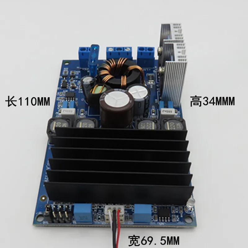 TDA7492E DC10-15V 2x80 Вт Автомобильная квадратная танцевальная тележка Высокая мощность цифровой усилитель плата батарея источник питания с повышением