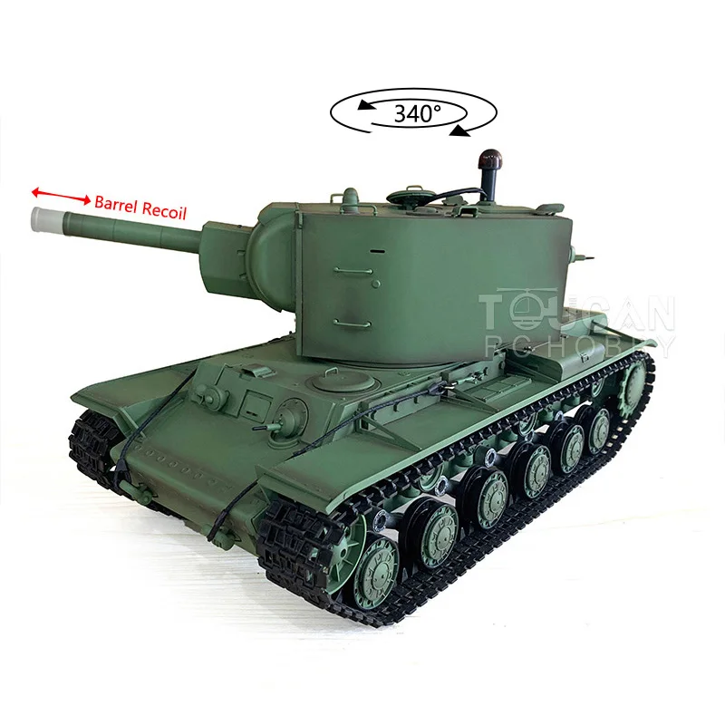 Heng Long 1/16 TK7.0 пластиковый советский KV-2 RC Танк Gigant 3949 с отдача ствола RTR модель TH19747 |