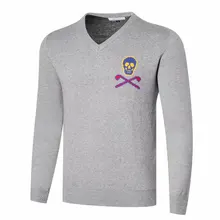 Новая одежда для гольфа осень и зима, спортивный свитер для гольфа, футболка с длинными рукавами, не скатывается, свитер для гольфа, Cooyute