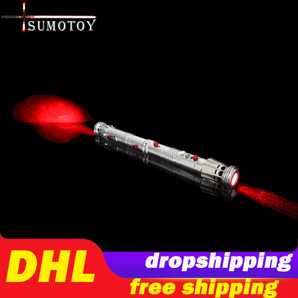 Косплей Мура световой меч Металлическая рукоятка Тяжелая дуэля Дарт Мол WeaponSound FOC