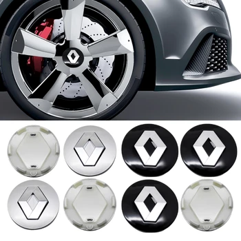 

58mm Car Wheel Caps For Renault Clio Captur Duster Megane 2 Can Clip Trafic Scenic Fluence Laguna 3 Koleos Master Sandero Hubcap
