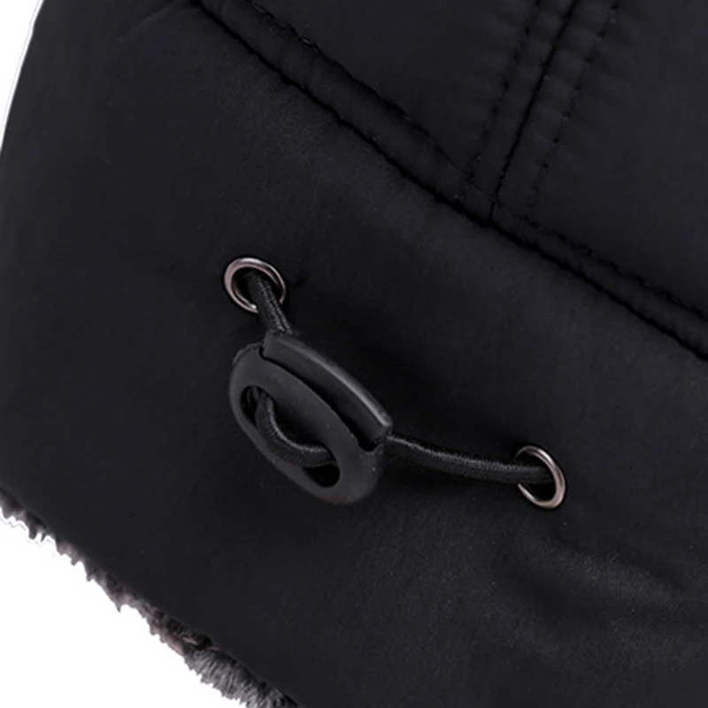 Русские шапки, Мужская утолщенная Кепка Skullies, бейсбольная кепка s, теплая и ветрозащитная Кепка с ушками и маской, зимняя шапка-бомбер