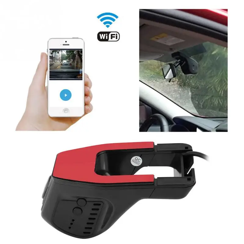 170 градусов широкоугольный Wi-Fi Full HD 1080P Автомобильный видеорегистратор Dash камера регистратор с g-сенсором ночного видения