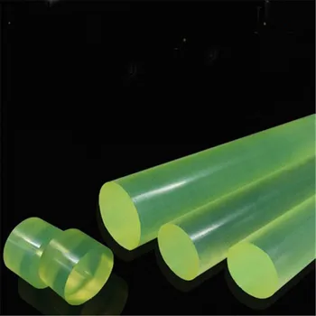 

Customized 1PC Diameter 12mmX300mm round solid PU rod PU damper PU buffer CNC machine process PU mold