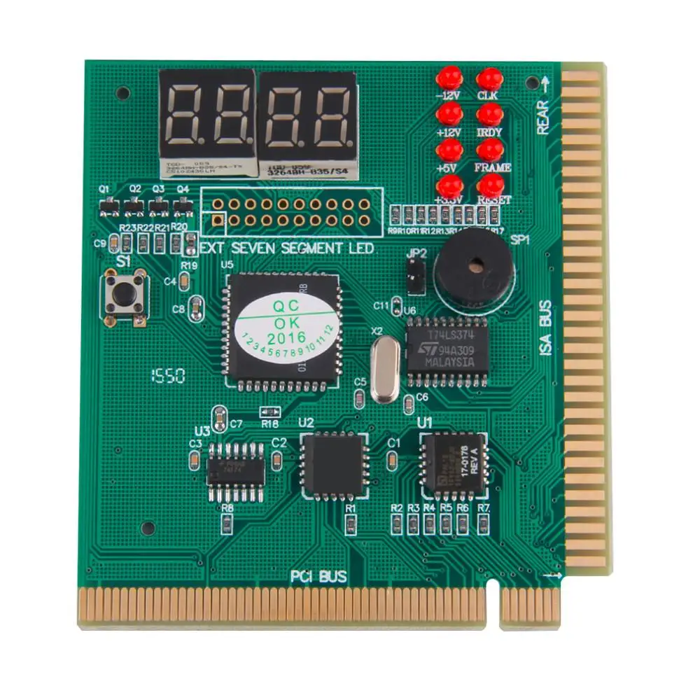 Диагностический тестер материнской платы для анализа 4 цифр PCI Express Card