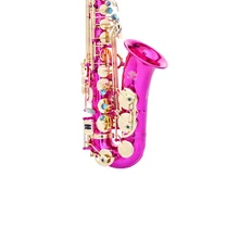 Электронный альт-саксофон 802 типа Бонда, розовое красное золото, саксофон, музыкальные инструменты, латунь, высокое качество, саксофон, подарок SAX07