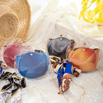 

Women Transparent PVC Clear Fasion Jelly Bag Tote Casual Handbag Messenger Lot