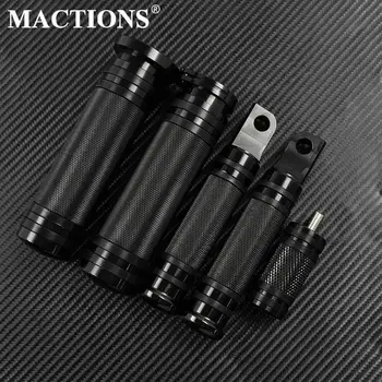 

Handle Bar Grips+Footrest Foot Pegs+Shifter Peg Nail CNC For Harley Sportster XL883 1200 Touring Roadking Dyna Breakout Softail