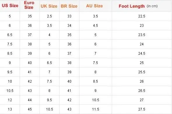 女鞋尺寸