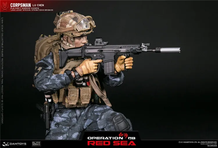 DAMTOYS 1/6 операция Красное море Цзяо длинные спецоперации команды оператора корпсман Лу Чэнь Коллекция фигурка