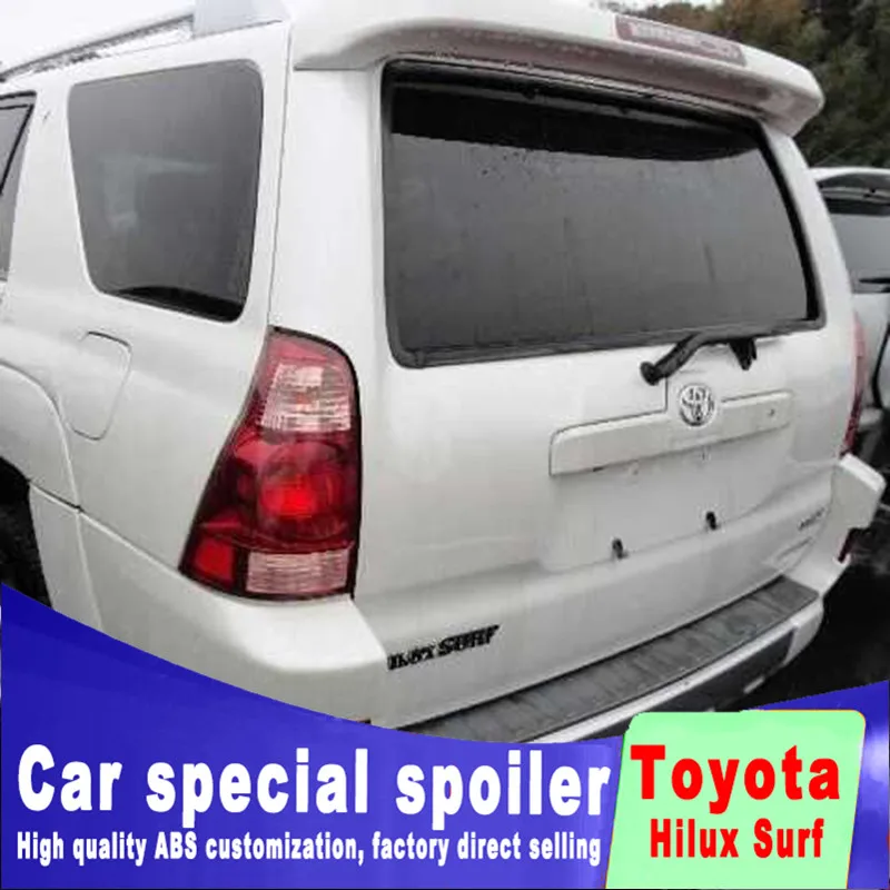 Для toyota Hilux Surf от 1998 до 2012 пробивной монтажный задний спойлер из АБС пластика