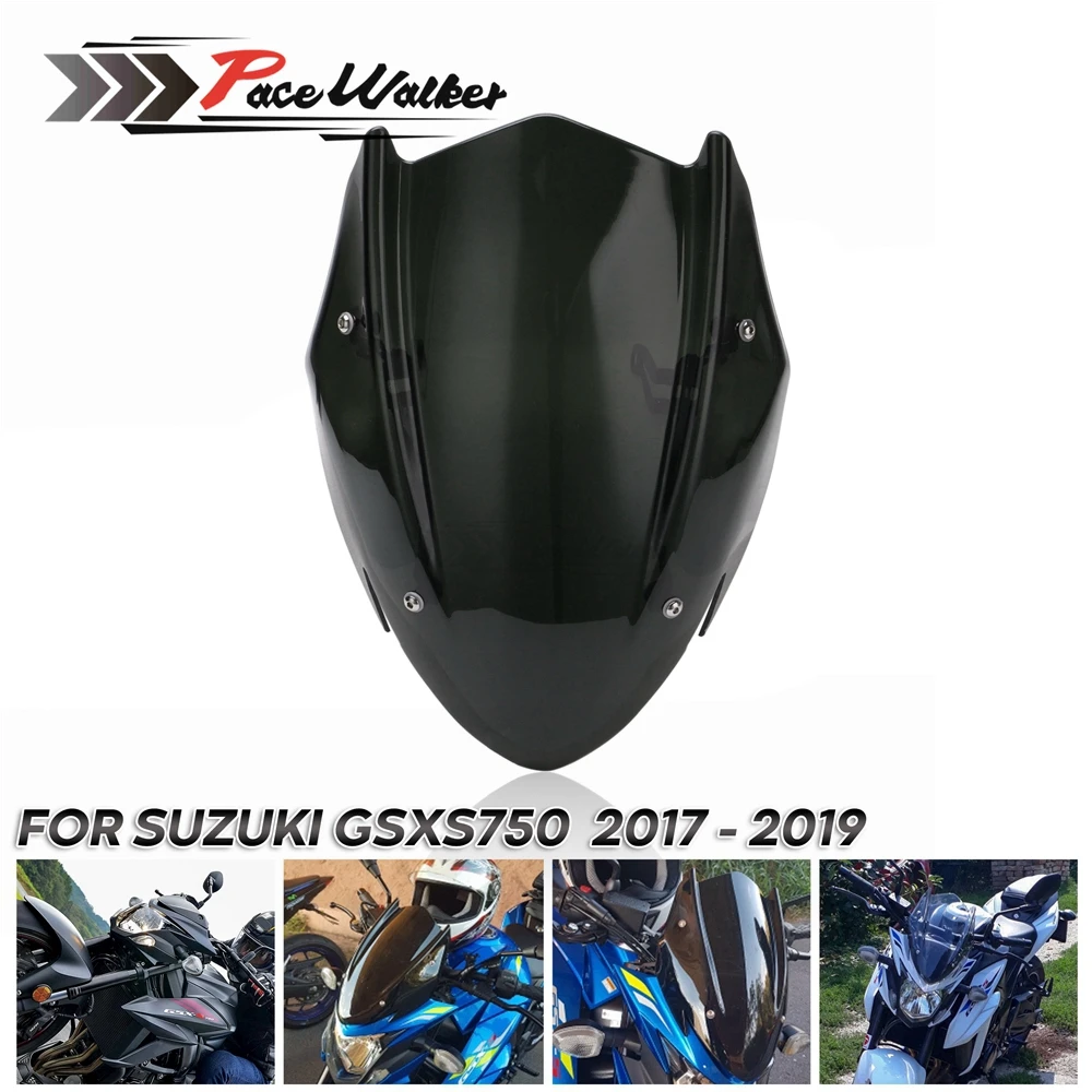 Ветровой экран защита лобового стекла с кронштейном для Suzuki GSXS750 GSXS 750 2017 2018 2019