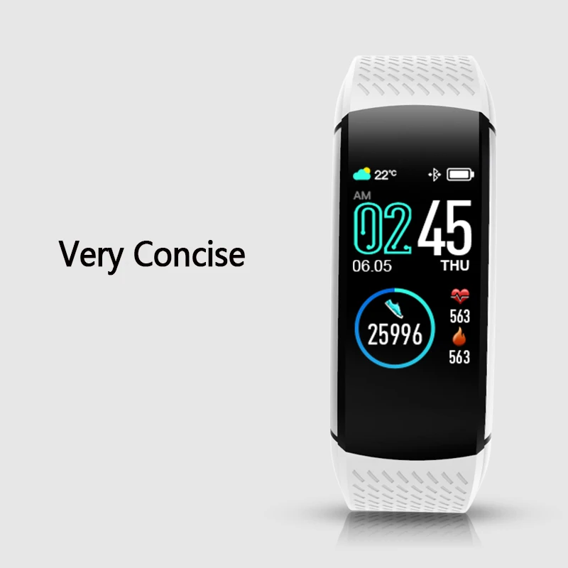 Смарт-часы электрокардиограмма пульсометр Монитор артериального давления браслет ЭКГ Водонепроницаемый Фитнес-трекер спортивный браслет - Цвет: White