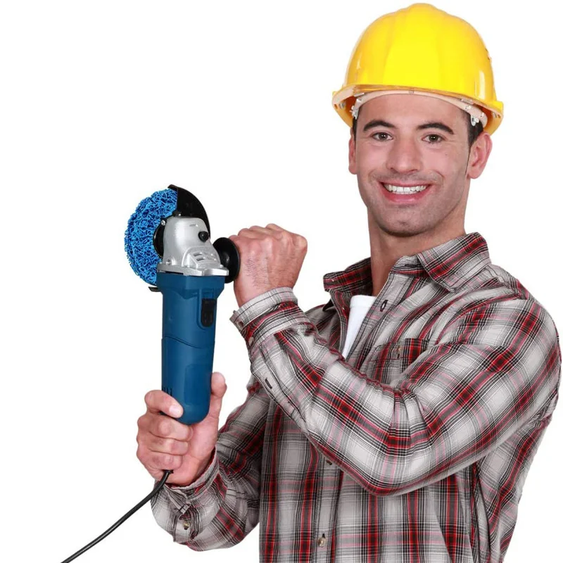 2/5pcs 125mm Grind Disc Abrasive Wheel Paint Rust Remover Poly Strip Disc for Angle Grinder Clean Polish Metal Motorcycles Car