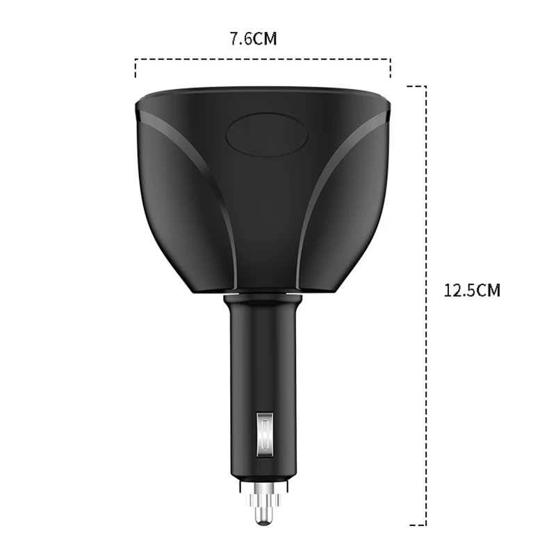 Прикуриватель автомобильное зарядное устройство USB QC Быстрая зарядка