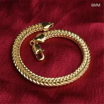 

New 2020 Fashion Luxury Mens Bracelet Gold Plated Chain Bracelet Jewelry Bracelet Stainless Steel Bracelet