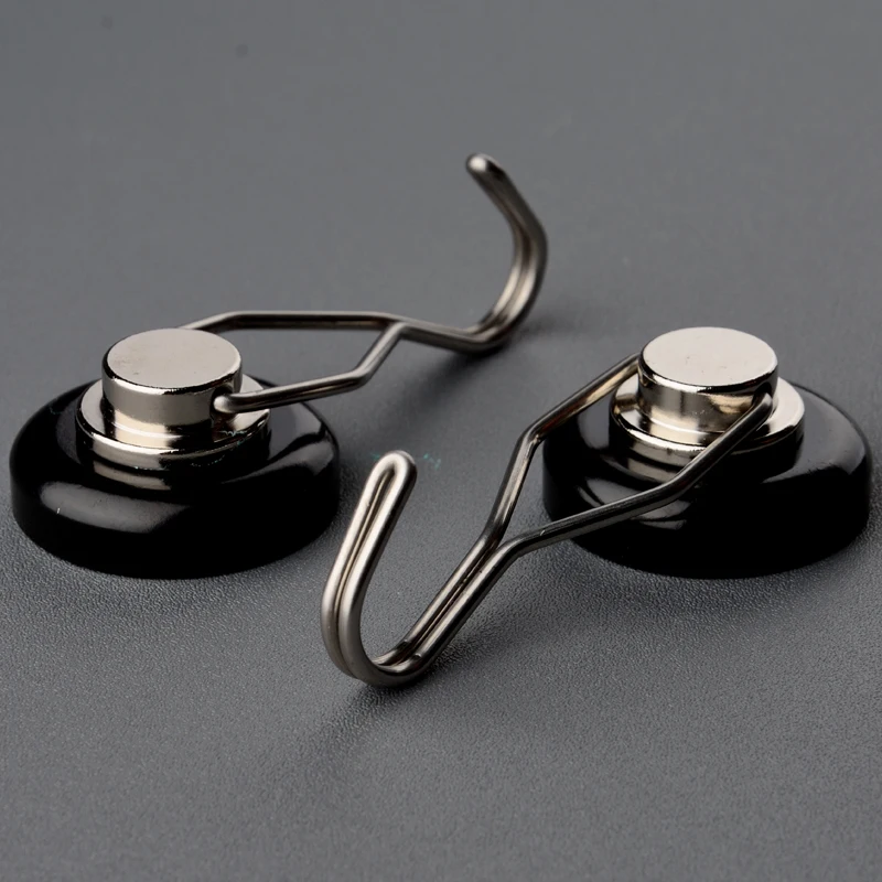 6pcs Strong Hook 360° Up and Down Movable Coat Hooks Kitchen Bathroom Powerful