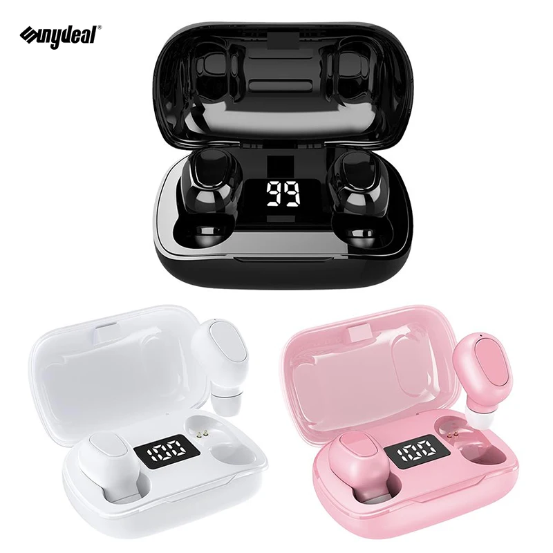 

Wireless Bluetooth Earphones L21 Pro tws for iPhone 12 Mini HiFi Stereo Sports Earphone Headset for Huawei Honor 9x Smartphone