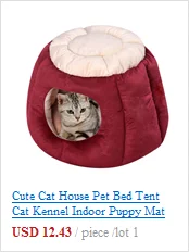 Pet House Cat Bed Mat Nest Lace Ingot Dog Kennel Warm Cat Kennel Pet Kennel Dog Mattress Pet Supplies Cat Litter Mat Cama Gato