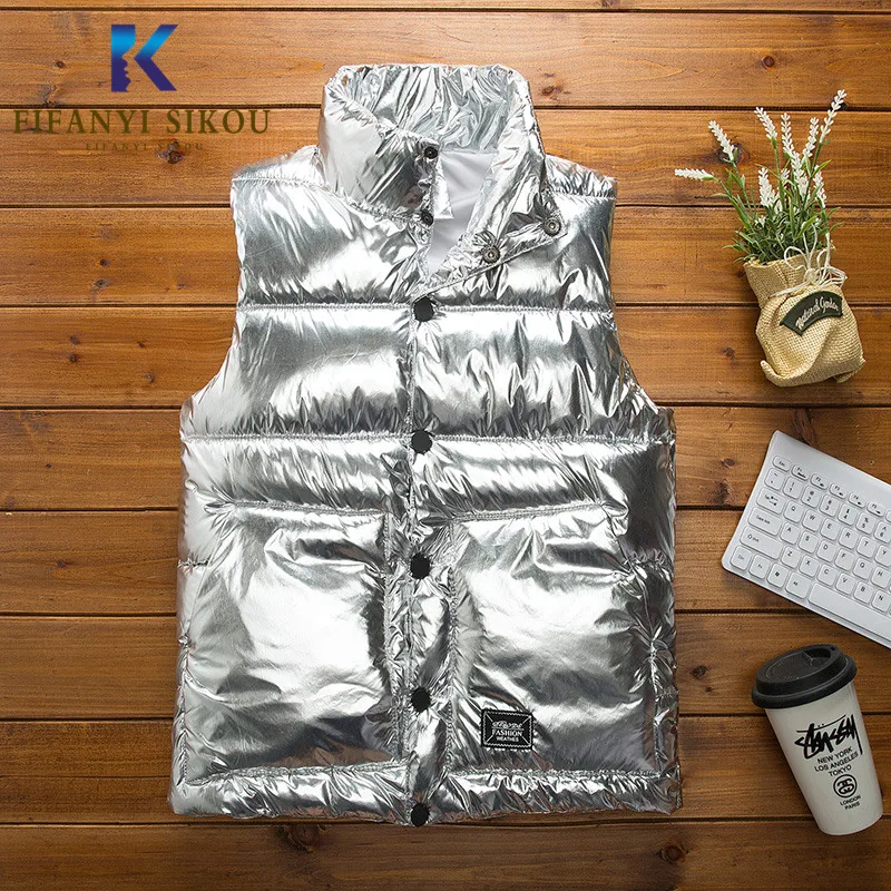 

Autumn Winter Fashion Vest Women Waistcoat 2019 Female Sleeveless Jacket Thick Warm Vest Jacket Colete Feminino Plus Size 5XL
