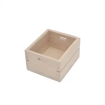 

1pc Mini Wooden Basket Furnishing Articles Minihouse Fruit Vegetable Basket Scene Shooting Props