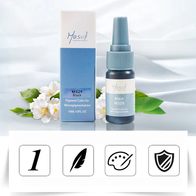 Micropigment мануального татуажа бровей, микро лезвия, для тату бровей, чернил, чистое органическое жидкий пигмент 1/2 унции)(15 мл) для бровей чернил для татуажа