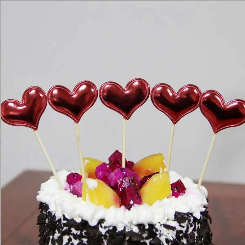 5 шт./партия в форме сердца Корона Звезда торт Топпер пирожное для дня рождения Топпер для свадьбы или «нулевого дня рождения» выпечки торт наилучший Флаг украшения