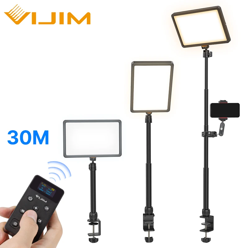 Vijim K12 Led Panel Light Key Light Air Remote Control With