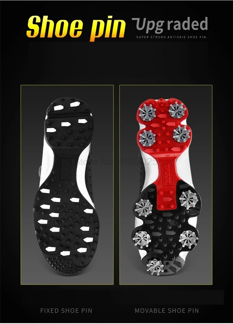 Pgm masculino leve sapatos de golfe à