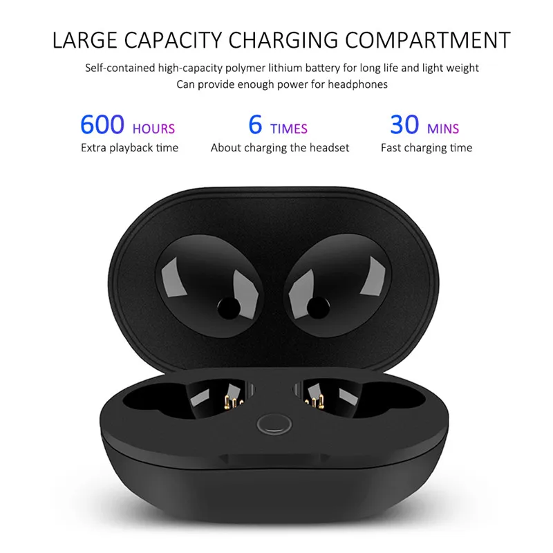 Bluetooth Earphone 5.0 Charge for phone Wireless Headset Smart touch HD Mic IPX7 Waterproof handfree Earpieces for Huawei honor
