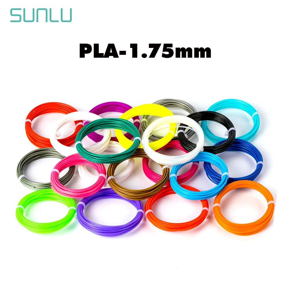 SUNLU 1 75 PLA 3D печать ручка заправка нити для детей DIY ремесла расходные 5 м