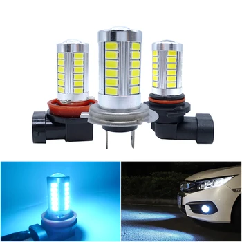 

2x H8 H11 H7 9005 9006 HB3 HB4 LED Replacement Bulbs For Car Fog Lights Daytime Running Lights For VW Toyota Nissan Renault Lada
