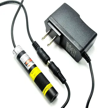 

Focusable 10mW 515nm Green Laser Diode Locator Module Line Head w 12V Adapter