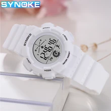 

SYNOKE Kids Digital Watch Fashion Sports Students Watch Colorful LED Children Watches Casual Waterproof Electronic Clock Relgio