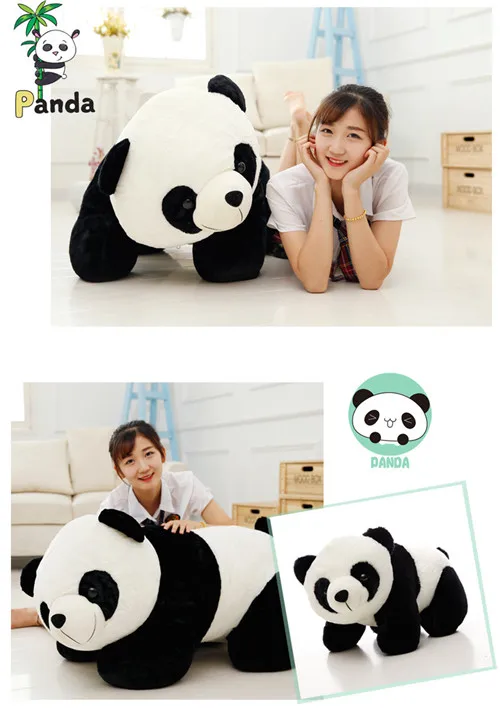 Fancytrader 35'' Giant Stuffed Giant Panda Toy Big Plush Simulation Panda Doll Big Animal Toys Best Gift Home Decoration 90cm (11)