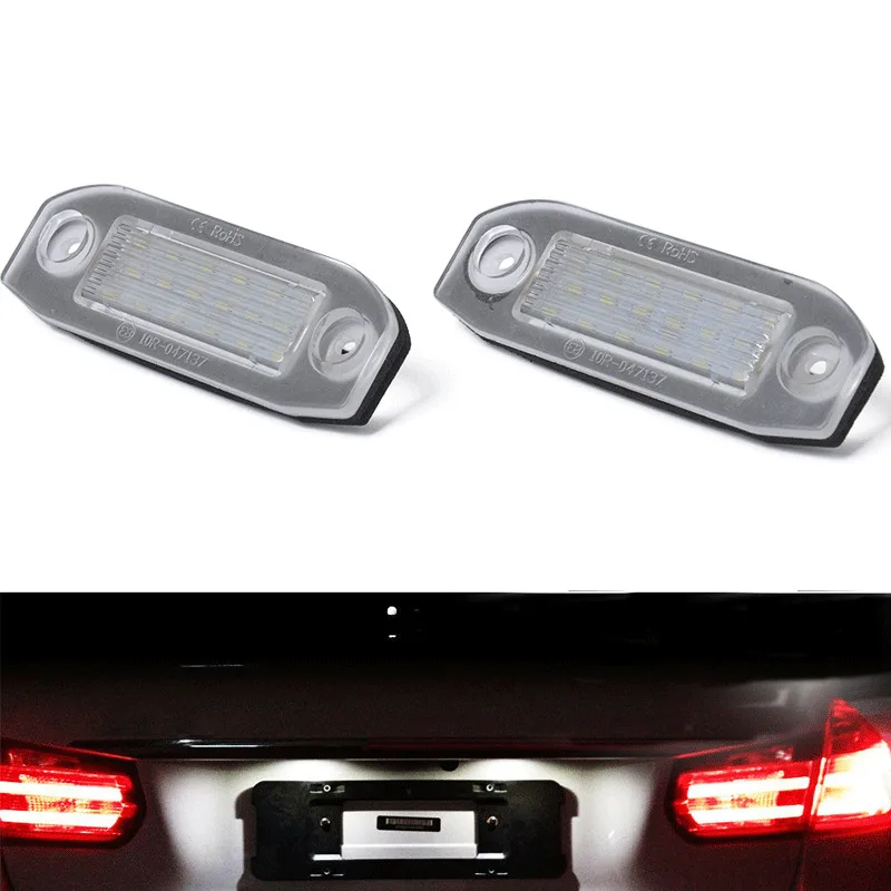 

2X No Error Led Number License Plate Light For VOLVO C30 C70 S80 V70 2008~2013