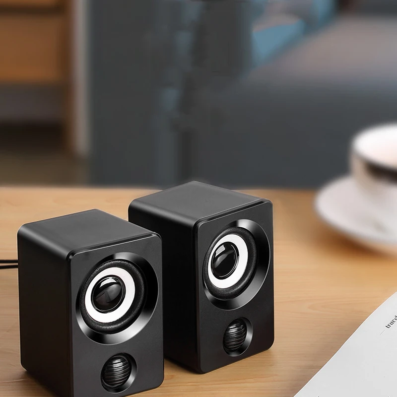 USB проводные компьютерные колонки 2 шт. музыкальный проигрыватель сабвуфер для