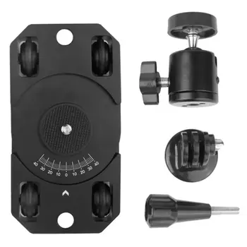

1Set Stabilization Photography Trolley Kits Metal Bracket Panning Motion Camera Stabilizer for Go-Pro/Osmo Pocket/Action