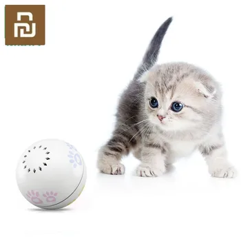 

Original Mijia Petoneer Pet Smart Companion Ball Cat Toy Built-in Catnip Box Irregular Scrolling Cat Artifact Smart Toy for Pet