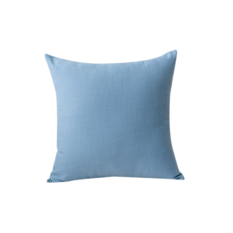 

2 Pieces Plain Cushion Cover 45X45 cm Home Decoration Office Sofa Pillow Cover