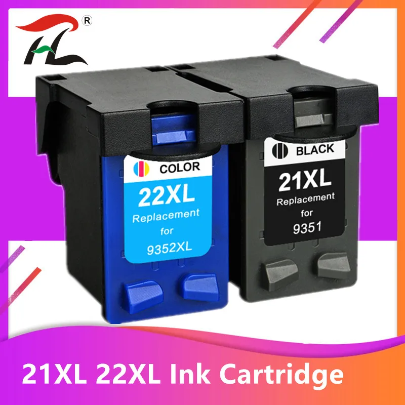 Картридж с чернилами для принтеров hp 21 22 hp21 hp22 21XL Deskjet F2180 F2200 F2280 F4180 F300 F380 380