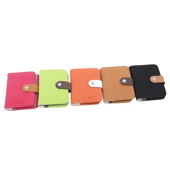 

New Arrival Credit Card Holder 20 Card Slot Nubuck Leather ID Card Holder Business Durable Women Card Holder Wallet