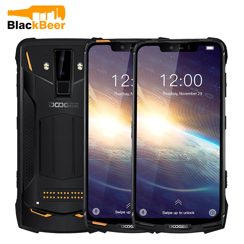 DOOGEE S90 Pro IP68 6 18 &quotпрочный мобильный телефон Helio P70 восьмиядерный смартфон ГБ 128 AL
